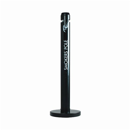 Rubbermaid Smokers Pole Ashtray Black