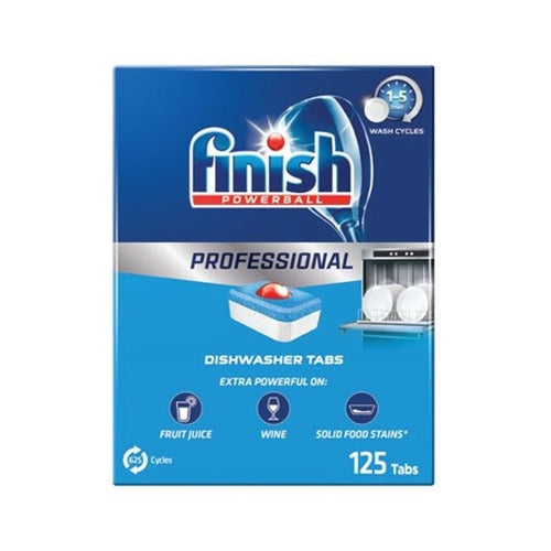 Finish Powerball Pro Dishwasher Tabs x125 Tabs (Pack of 3)