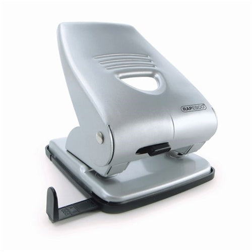 Rapesco 835 Hole Punch Capacity 40 Sheets Silver