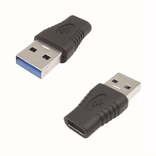 Connekt Gear USB 3 Adapter A Male to Type C Female + OTG Black