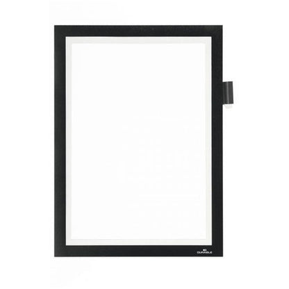 Durable Duraframe Note Self Adhesive A4 Black