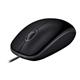 Logitech B110 Optical Mouse Silent Wired USB Black