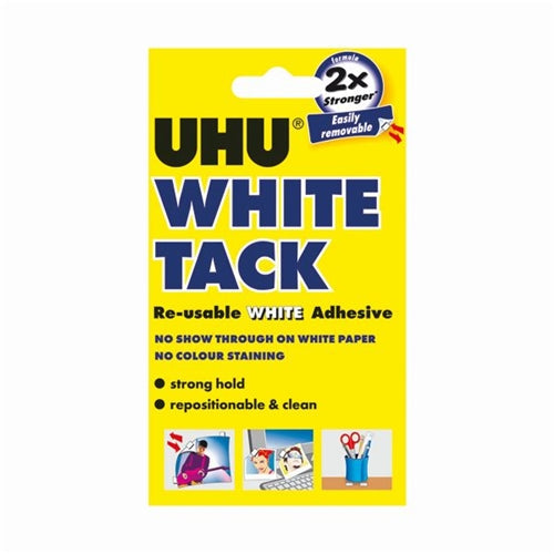 UHU White Tack 50g (Pack of 12)