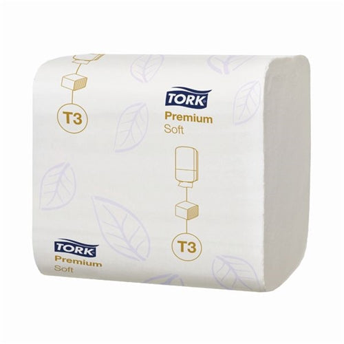 Tork T3 Folded Toilet Tissue 2-Ply 252 Sheets (Pack of 30)