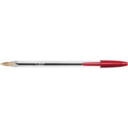 Bic Cristal Ballpoint Pen Medium Red (Pack of 50)