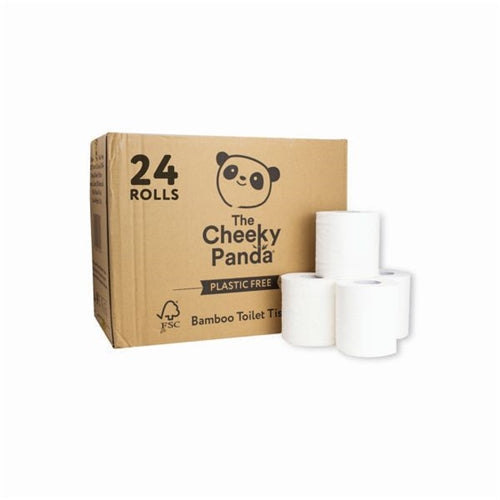 Cheeky Panda 3-Ply Toilet Tissue 200 sheets (Pack of 24)