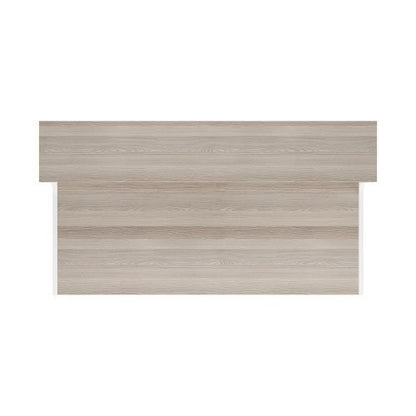 Jemini Reception Unit 1600x800x740mm Grey Oak/White