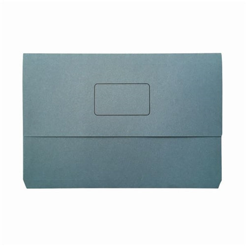 Document Wallet 220gsm Foolscap Blue (Pack of 50)