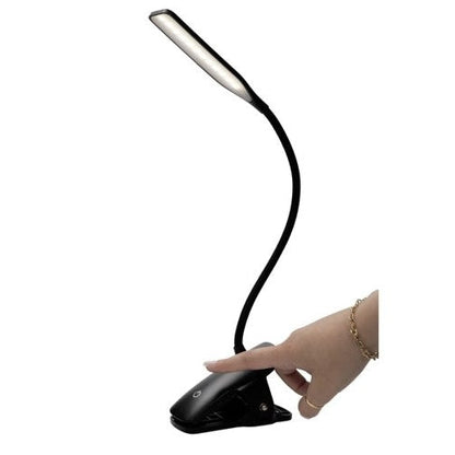 Alba LED Wireless Desk Lamp with Desk Top Clamp Black