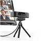 Trust TW-350 4K Ultra HD Webcam with 2 Integrated Microphones Black