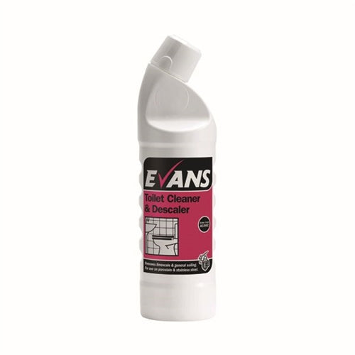 Evans Toilet Cleaner and Descaler 1 Litre (Removes limescale and soiling)