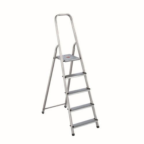 Aluminium Step Ladder 5 Step (Platform sits 980mm Above the Floor)