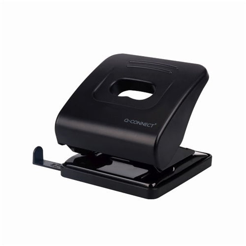 Q-Connect Standard Duty Hole Punch 30 Sheet Black