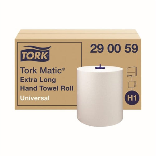 Tork Matic Hand Towel H1 White 280m (Pack of 6)