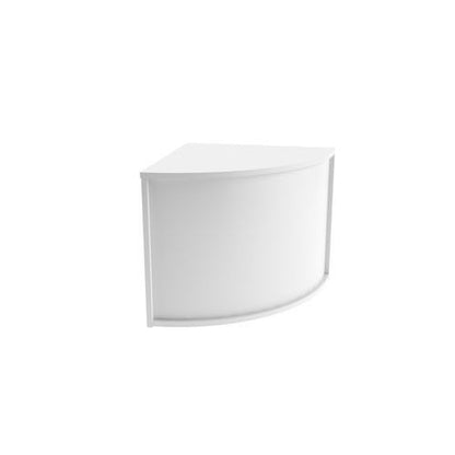 Jemini Reception Modular Corner Desk Unit 800x800x740mm White