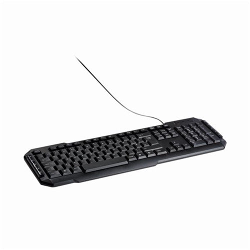 Q-Connect Ergonomic Wired Keyboard Black