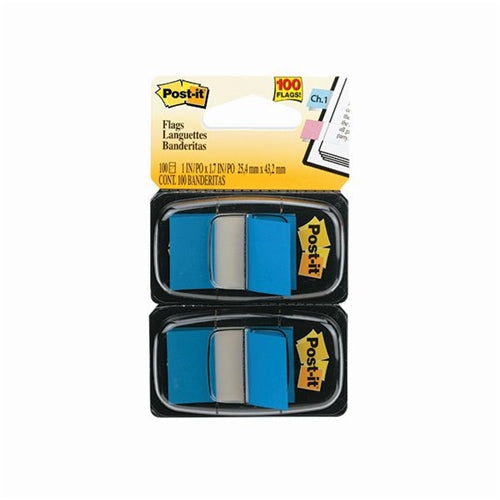 Post-it Index Tabs Dispenser with Blue Tabs (Pack of 2)