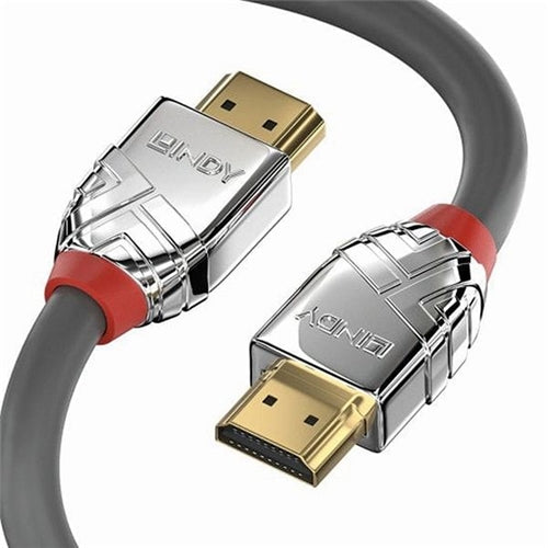 Lindy Cromo Line High Speed HDMI 2.0 Cable 2m Grey