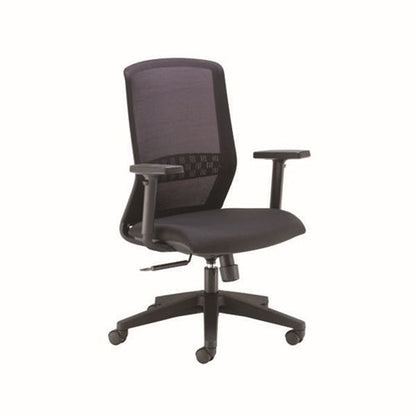 Arista Tekna High Back Executive Chair 670x630x945-1065mm Mesh Back Black