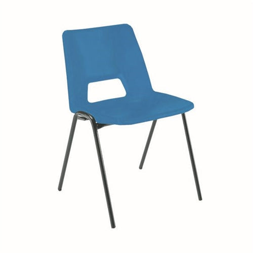 Jemini Stacking Chair 490x475x725mm Polypropylene Blue