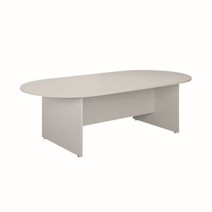 Jemini D-End Meeting Table 1800x1000x730mm White