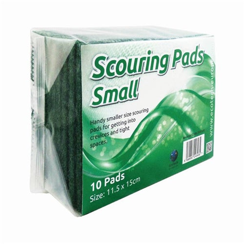 Economy Scourer Flat 150x115mm Green (Pack of 10)