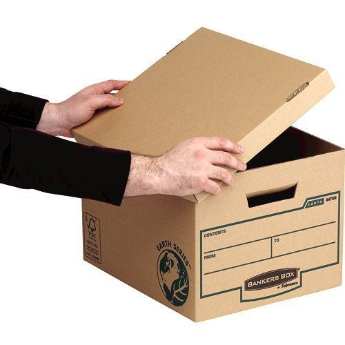 Bankers Box R-Kive Earth Storage Box Brown (Pack of 10)