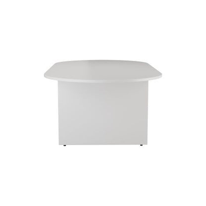 Jemini D-End Meeting Table 1800x1000x730mm White