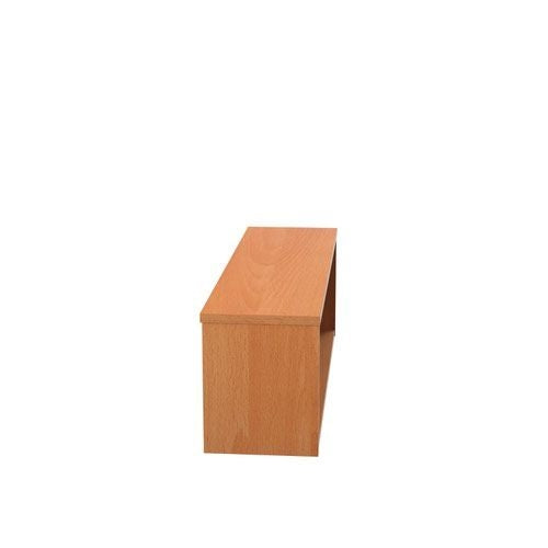 Jemini Reception Modular Straight Riser Unit 1200x315x400mm Beech