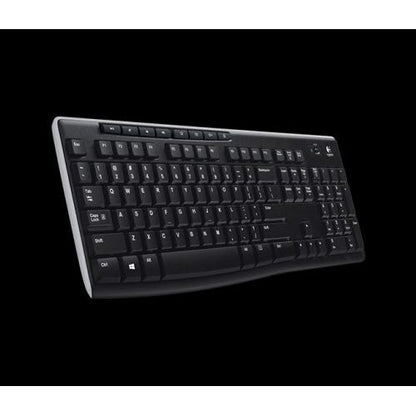 Logitech K270 Wireless Keyboard UK Layout Black