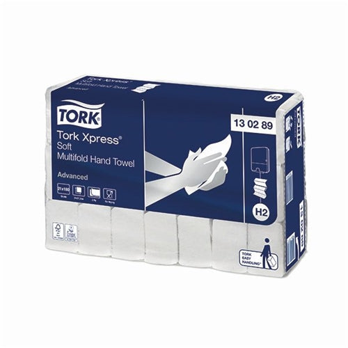 Tork Xpress Soft Multifold Hand Towel Advanced White (Pack of 21)