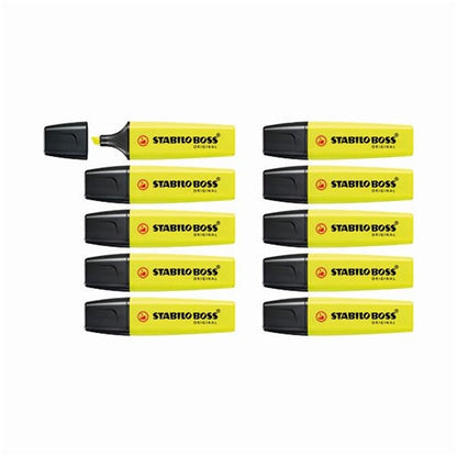 Stabilo Boss Original Highlighter Yellow (Pack of 10)