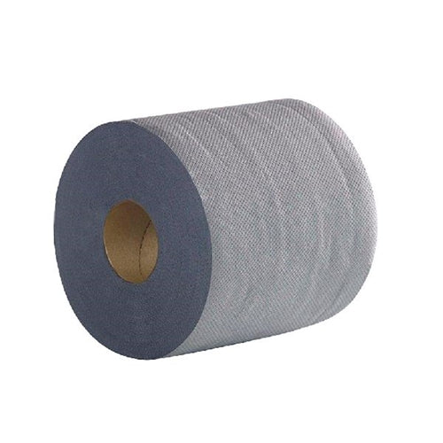 2Work Centrefeed Roll 2-Ply 500 Sheets Blue (Pack of 6)