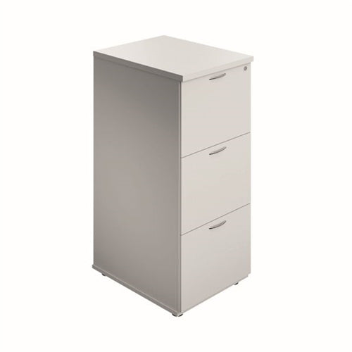 Jemini 3 Drawer Filing Cabinet 464x600x1030mm White