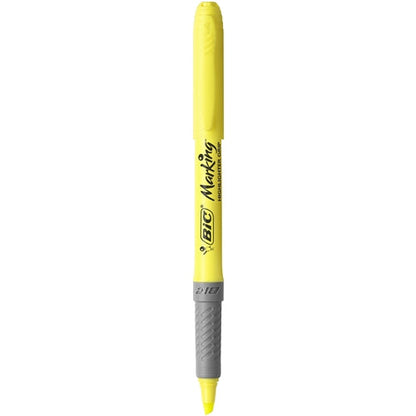 Bic Brite Liner Highlighters Yellow (Pack of 12)