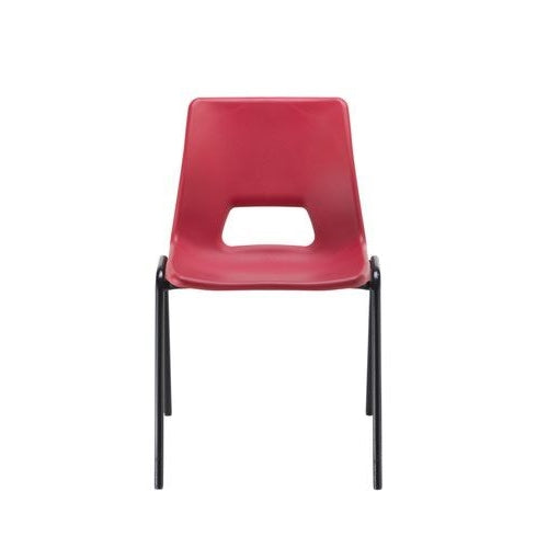 Jemini Stacking Chair 490x475x725mm Polypropylene Red