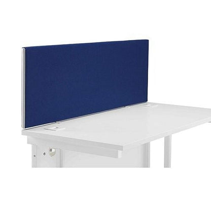 Jemini Desk Mounted Screen 1190x27x390mm Royal Blue