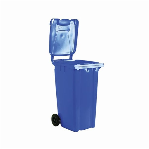 Wheelie Bin with 2 Wheels 120 Litre Blue 480x555x930mm