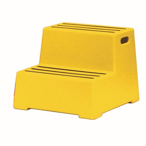 Plastic Safety Step 2 Tread Yellow