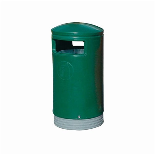 Outdoor Hooded Top Bin 75 Litre Green