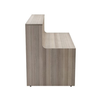 Jemini Reception Unit 1400x800x740mm Grey Oak