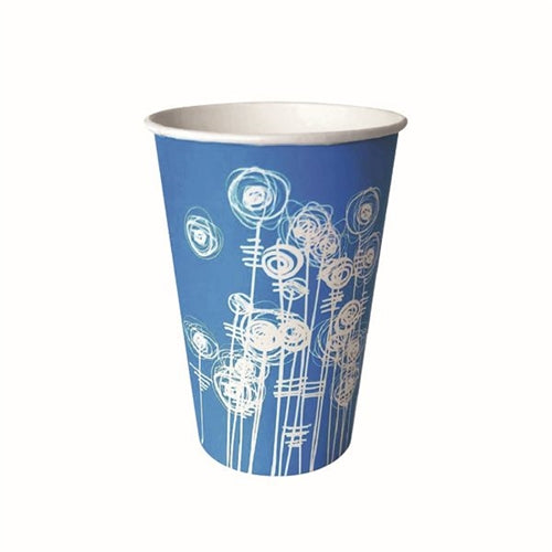 Aqua Swirl 7oz Paper Water Cup (Pack of 100)