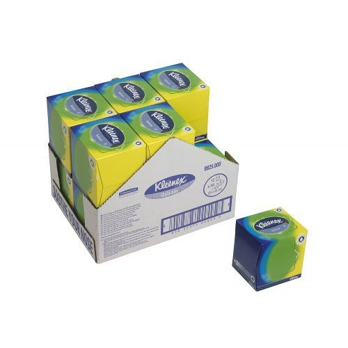 Kleenex Balsam Facial Tissues Cube 56 Sheets (Pack of 12)