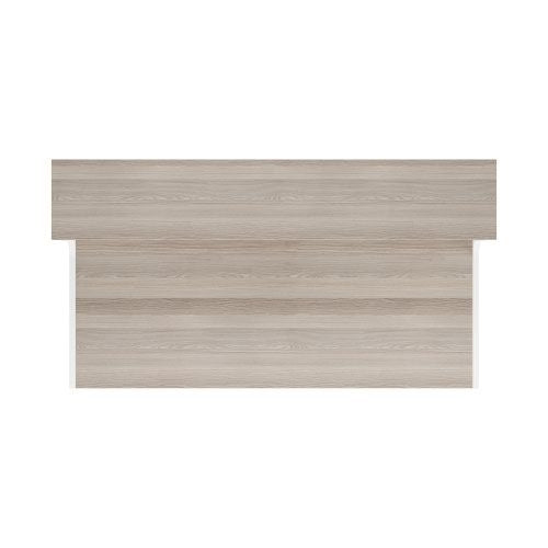 Jemini Reception Unit 1400x800x740mm Grey Oak/White