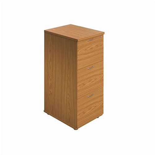 Jemini 3 Drawer Filing Cabinet 464x600x1030mm Nova Oak