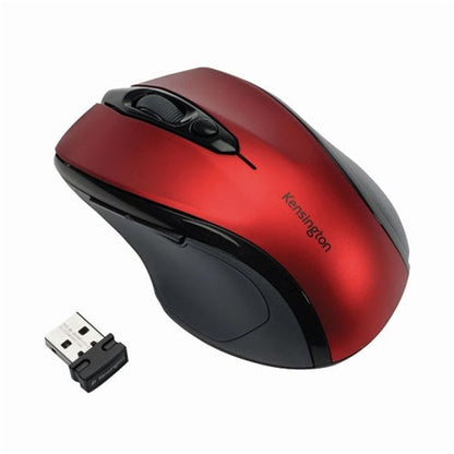 Kensington Pro Fit USB Wireless Mouse Mid-Size Red