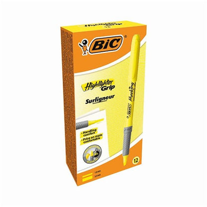 Bic Brite Liner Highlighters Yellow (Pack of 12)