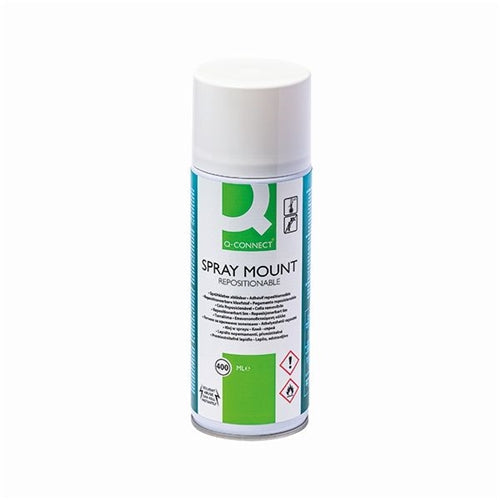 Q-Connect Quick Mount Aerosol Adhesive 400ml