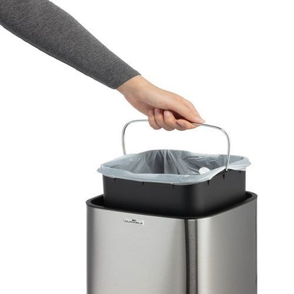 Durable Sensor Waste Bin No Touch Square 6 Litre