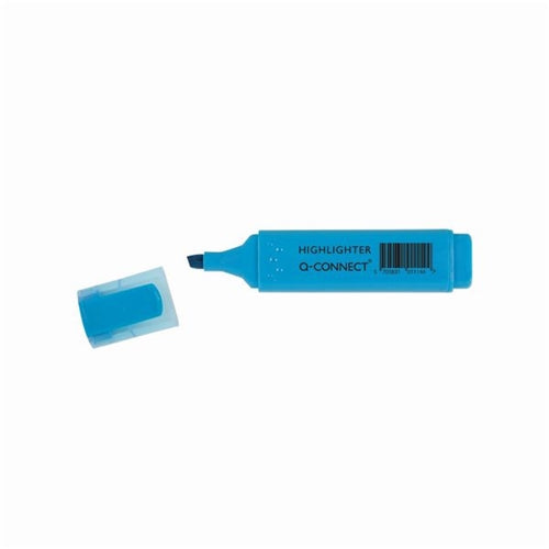 Q-Connect Blue Highlighter Pen (Pack of 10)